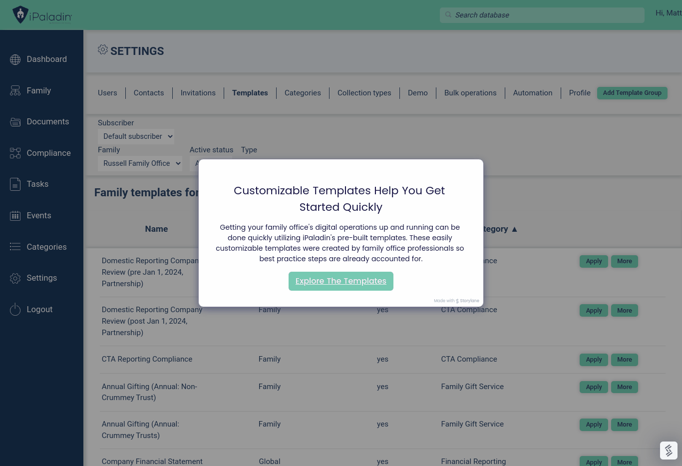 150+ process templates.