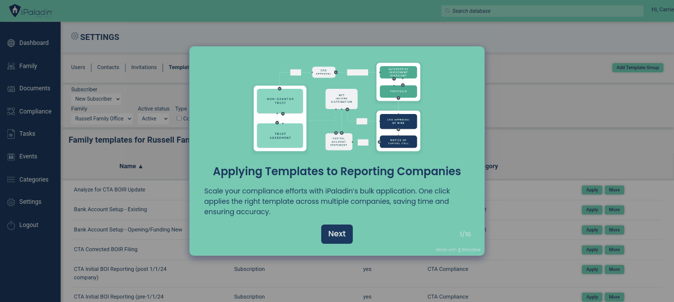 Apply Compliance Workflows at Scale